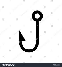 Fishing Hook Simple Icon Black On White Background Ad Spon Simple Hook Fishing Icon Simple Icon Fish Icon Fish Hook