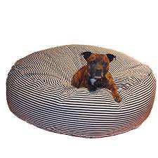Black And White Striped Dog Bed Rspca World For Pets Black White Striped Dog Bed Pet Warehouse Online Pet Supplies Pet Shop