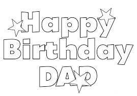 Click on any birthday picture above to start coloring. Printable Coloring Birthday Cards Happy Birthday Dad Novocom Top