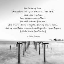 You Live In My Head Y Quotes Writings By Siddhi Jhanwar Yourquote