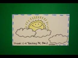 Thank you for taking good care of our child. Let S Draw A Thank You Card 4 Teacher Youtube