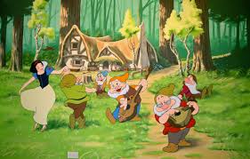 The Forrest Cottage Home Sweet Home Of The Seven Dwarves And Snow White Snow White Cartoon Disney Princess Snow White Disney Mural
