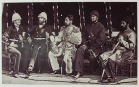 Khan of Lalpura and Followers with Political Officer. | All Works | The MFAH Collections