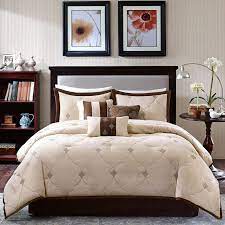 Shop our vast selection of products and best online deals. Beautiful Modern Elegant Ivory Beige Brown Ruffle Pleat Textured Comforter Set Comforter Sets Bedroom Redesign Girls Comforter Sets