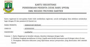 Diharapkan pihak dinas pendidikan provinsi banten bisa membrikan solusi terbaik, seperti perpajangan masa perdaftaran yang sebelumnya hanya berlaku 3 hari, mulai hari ini sampai hari. Ppdb Bantenprov Go Id Sma
