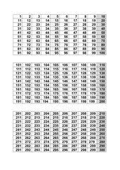 Latein haben sie auch vier mal pro woche. Mathematik Arbeitsmaterialien Zahlenraum Zahldarstellung Stellenwert 4teachers De