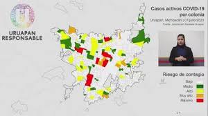 | la autopista permite unir a puebla con acapulco, en un tiempo de tres horas, en los más de 62 kilómetros de que consta esta vía, en la cual. Presentan Mapa De Riesgo De Contagio De Covid 19 En Uruapan El Sol De Zamora Noticias Locales Policiacas Sobre Mexico Michoacan Y El Mundo