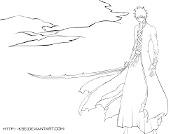 Bleach rukia ichigo coloring pages. Ichigo Bankai Coloring Pages Ichigo Bankai Anime Drawings Coloring Pages
