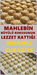 nefis susamli mahlepli kurabiye tarifi kurabiye yemek tarifleri kurabiye tarifleri