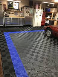 Before And After Racedeck Free Flow Brian S Garage Tile Garageflooringllc Com Garage Tile Garage Floor Garage Floor Tiles