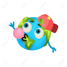Maybe you would like to learn more about one of these? Cute Cartoon Funny Earth Planet Emoji Wearing Red Cap Blowing Royalty Free Cliparts Vectors And Stock Illustration Image 85278045