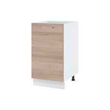 Maybe you would like to learn more about one of these? Meuble Bas De Cuisine 1 Porte L 45 Cm Type De Poignee Porte Avec Poignee Apparente Couleur Decor Chene Naturel
