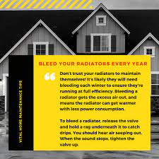 Bleed Your Radiators Every Year Home Maintenance Home Inspection Maintenance