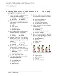 Maybe you would like to learn more about one of these? Soal Ukk Pjok Kelas 5