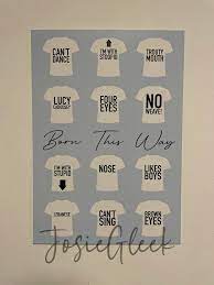 Glee Born This Way A4 Poster Print Born This Way T Shirts Glee Digital  Drawing - Etsy