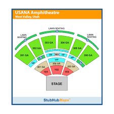 44 Logical Usana Seating Map