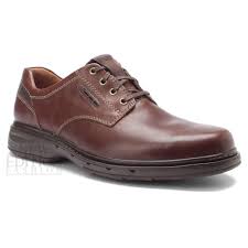 Clarks Un Centre Men S Leather Unstructured Oxford Shoes Style 33675 Brown Clarks Oxfords Oxford Shoes Style Mens Casual Shoes Dress Shoes Men