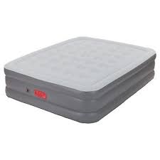Coleman Guestrest 18 Double High Air Mattress With Built In Pump Gray Queen Size In 2020 Air Mattress Air Bed Coleman