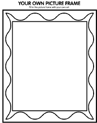 There is no better way to turn the spotlight on a loved one or favorite memory. Your Own Picture Frame Coloring Page Crayola Com