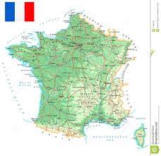 Quando clicar no respectivo mapa, este abre numa nova janela. Franca Mapa Topografico Detalhado Ilustracao Ilustracao Do Vetor Ilustracao De Estrada Pequena 57486722