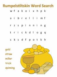 Read or print the fairy tale rumpelstiltskin; Rumpelstiltskin Word Search Puzzles