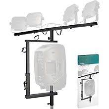 Stagg T Bar Lighting Extension For Speaker Stand Speaker Stands Bar Lighting Dj Lighting