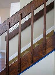 80s Banister And Entryway Update Banister Remodel Updating House Stair Railing Makeover