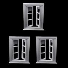 Customer service was excellent at all stages. 3pcs 1 12 Scale Dollhouse Miniature White Wooden 6 Pane Window Frame Diy Builders Great Decoration For Your Doll House Doll House Accessories Aliexpress