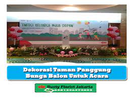 Rusty Florist Jakarta Online Flower Shop Dekorasi Taman Panggung Hias Bunga Balon Bunga Dekorasi Taman Balon