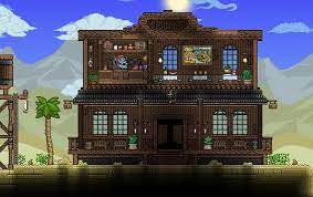 Wild West Saloon Terraria House Design Terraria House Ideas Terrarium