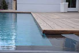 Accoya Has Been Used For A Swimming Pool Decking Area And Under Water Deck Accoya Wood Decks Around Pools Timber Deck Sustainable Architecture Design