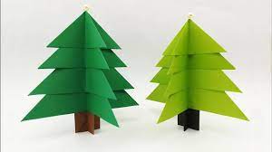 How To Make Easy 3d Paper Xmas Tree Amazing Decoration Lots Of Christm Paper Tree Christmas Paper Diy Christmas Tree
