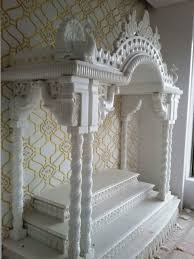 Mandir In White Marble In 2020 Living Room Tv Unit Mandap Decor Living Room Tv