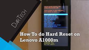 Berjalan dengan os android 5.1 lollipop, lenovo vibe a ditenagai prosesor spreadtrum sc7731g. How To Do Hard Reset Lenovo Vibe A1000m Dartech Youtube
