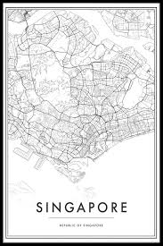 Where is singapore located on the world map? Singapore Map Poster Posters Online Artiks At