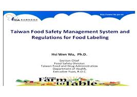 Taiwan Food Safety Regulations For Food Labeling