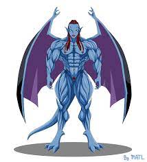 absurd res cornrows cuntboy demona disney female gargoyles hi res  humanoid matl muscular piercing pubes pussy tattoo 
