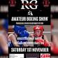 RG Boxing Club Amateur Show event image