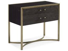 ✅ free shipping on many items! Caracole Modern Artisan Remix Cerused Oak Black Stained Ash Bronze Gold Metal Two Drawers Nightstand Cacm113019061