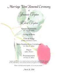 Marriage Vow Renewal Ceremony Program Wedding Vow Renewal Ceremony Vow Renewal Ceremony Marriage Vows