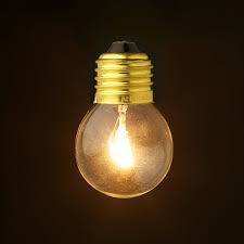 Incandescent Tungsten E27 25w Clear Round Bulb