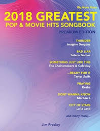 Guitar, bass and folk instruments. 2018 Greatest Pop Movie Hits Songbook For Piano Piano Sheet Music Easy Piano Easy Piano
