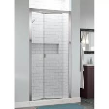 Infinity Bifold 37 X 67 Folding Semi Frameless Shower Door In 2020 Shower Doors Semi Frameless Shower Doors Bifold Shower Door