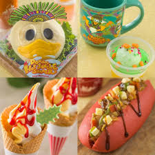 Donald S Hot Jungle Summer Food Snack Menu At Tokyo Disneyland Tdr Explorer Food Summer Recipes Summer Menu