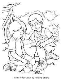 Toddler printable coloring pages are a fun way for kids of all ages to develop creativity, focus, motor skills and color recognition. Kids Helping Each Other Coloring Page Coloring Home