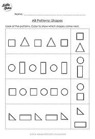 Free Ab Patterns Worksheet On Shapes For Pre K Pattern Worksheets For Kindergarten Pre K Math Worksheets Preschool Pattern Worksheets