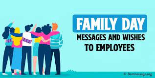 Wishing you the gift of faith and the blessing of hope this thanksgiving day! Happy Family Day Messages And Wishes To Employees
