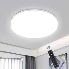 Deckenbeleuchtung wohnzimmer planen die indirekte led deckenbeleuchtung wirkt wunder. Deckenleuchte Led Dimmbar 36w 3600lm Deckenlampe Dimmbar Mit Fernbedienung Leoeu Deckenbeleuchtung Ip54 Badlampe Fur Wohnzimmer Schlafzimmer Kuche O33cm Lichtfarbe Und Helligkeit Einstellbar Moebel Suchmaschine Ladendirekt De