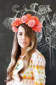 Carnation Crowns Celebrateeveryday Flower Crown Tutorial Diy Floral Headpiece Diy Flower Crown