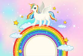 Fantasy rainbow horse fairy tale. Free Unicorn Vectors 14 000 Images In Ai Eps Format